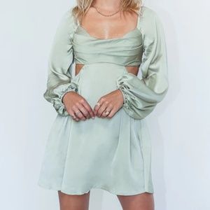 Princess Polly Ashli Long Sleeve Mini Dress